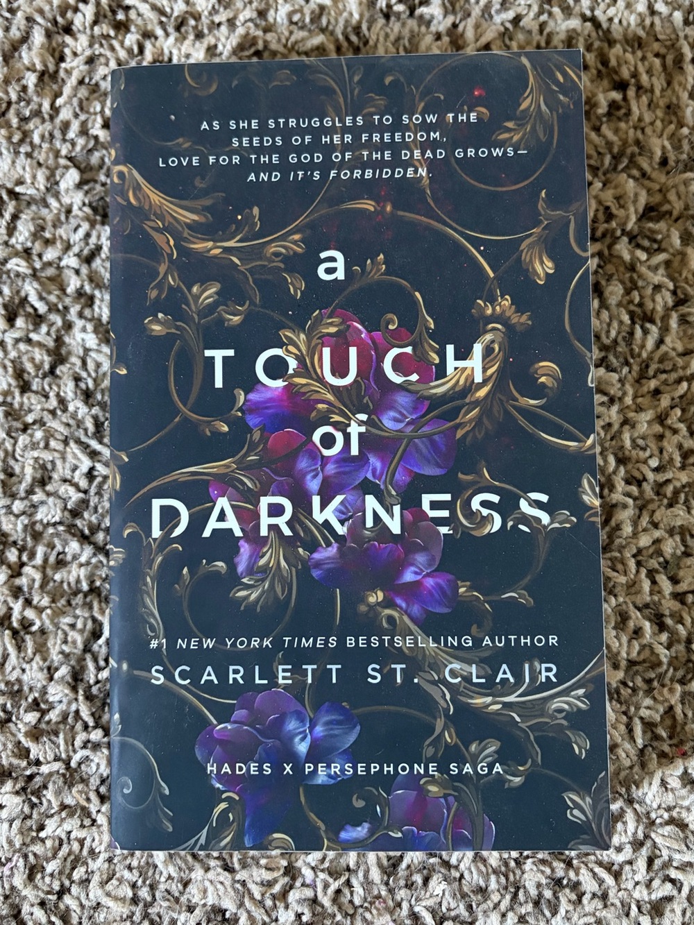 — A Touch of Darkness (Black & Purple Cover)